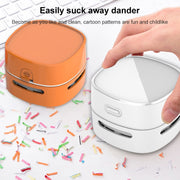 4W Hardcover Rechargeable Style Portable Handheld Wireless Mini Desktop Vacuum Cleaner(Blue)