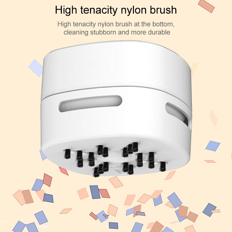 3W Hardcover Battery Style Portable Handheld Wireless Mini Desktop Vacuum Cleaner(White) - Mini Vacuum Cleaner by PMC TechLife | Online Shopping South Africa | PMC TechLife | Buy Now Pay Later Mobicred