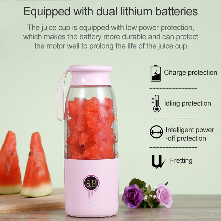 Vitamer USB Mini Portable Juicer Juice Blender Lemon Fruit Squeezers Reamers Bottle (Pink) - Electric juicers by PMC TechLife | Online Shopping South Africa | PMC TechLife | Buy Now Pay Later Mobicred