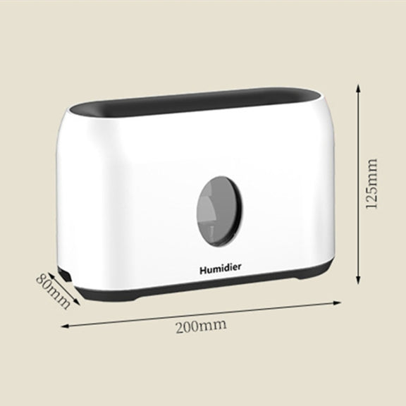 USB Simulation Flame Humidifier (Pink)