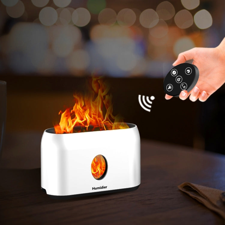 USB Simulation Flame Humidifier (Black)