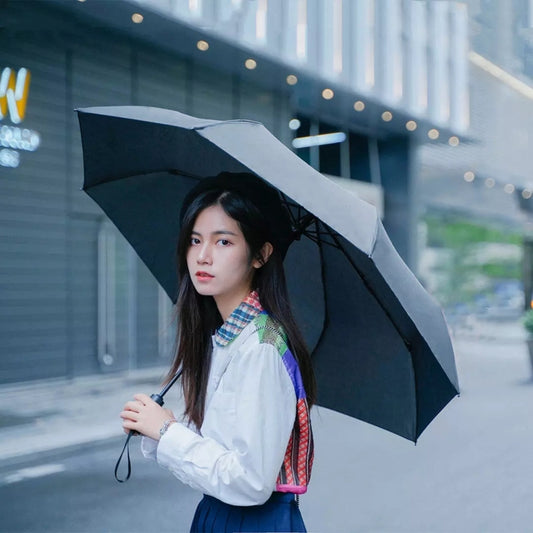 Original Xiaomi Youpin WD1 Empty Valley Automatic Umbrella, Size: 23 inch(Black) - free shipping - PMC Jewellery - Order now!