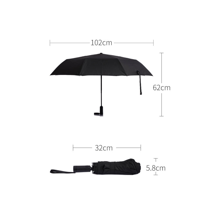 Original Xiaomi Youpin WD1 Empty Valley Automatic Umbrella, Size: 23 inch(Black) - free shipping - PMC Jewellery - Order now!