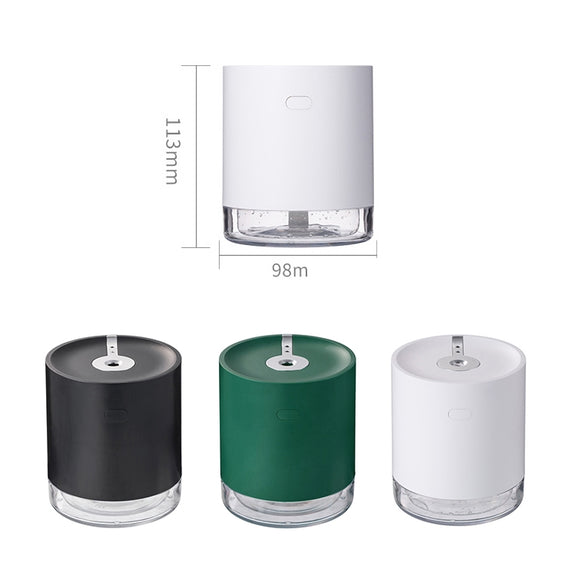 USB Smart Induction Ultrasonic Spray Humidifier with LED Indicator (White)
