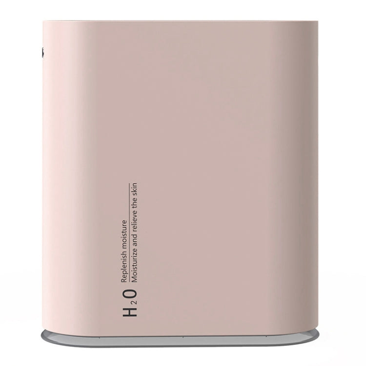 Y10 Runway Dual Jet Humidifier Colorful Marquee Night Light 1L Air Purifier for Home Office(Pink)