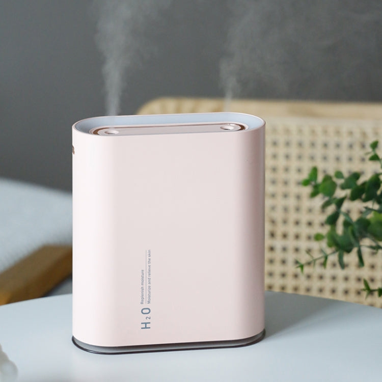 Y10 Runway Dual Jet Humidifier Colorful Marquee Night Light 1L Air Purifier for Home Office(Pink) - free shipping - PMC TechLife - Order now!