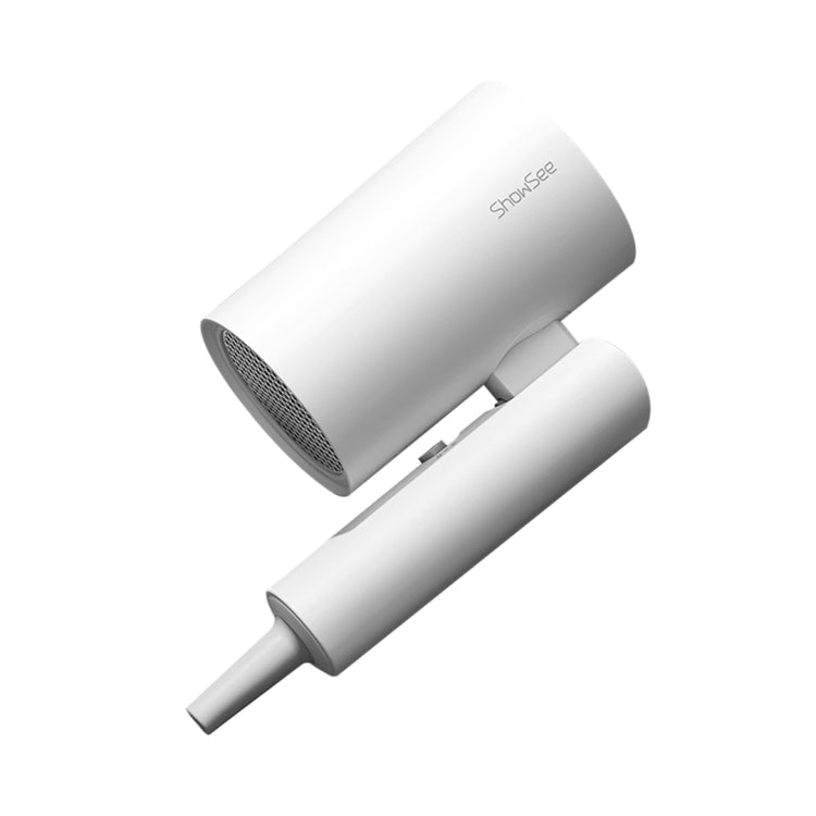 Original Xiaomi Youpin ShowSee Negative Ion Folding Electric Hair Dryer, US Plug(White)