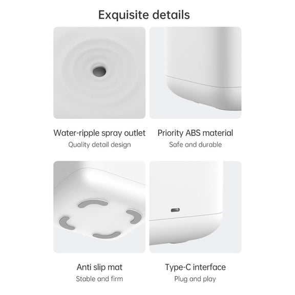 W08 Anti-Gravity Water Drop Humidifier Home Desktop Sprayer (White)