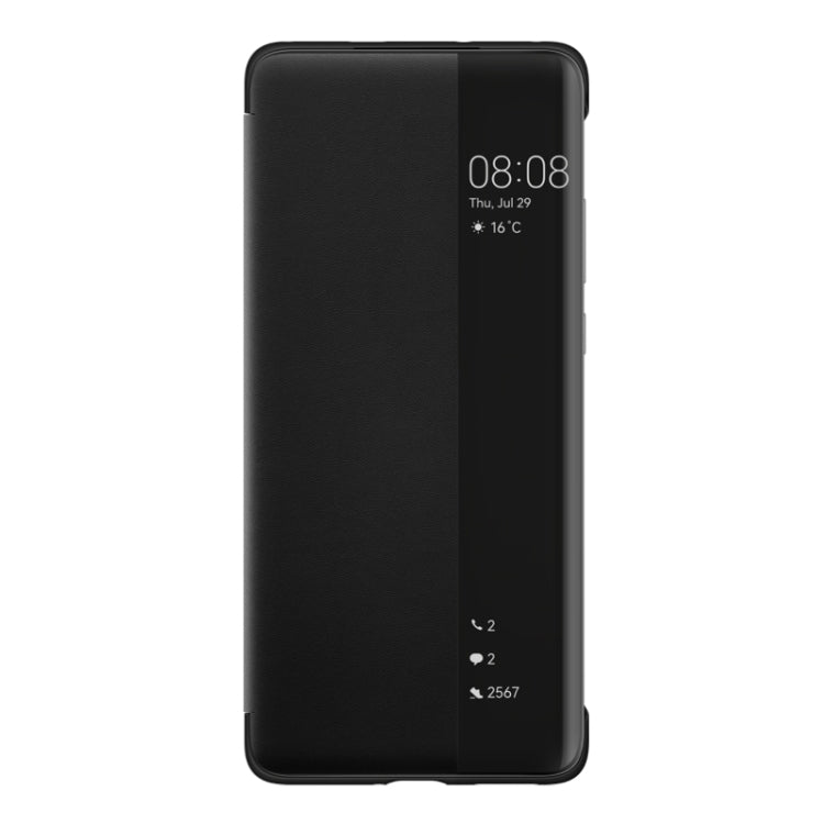 For Huawei P50 Pro Smart Display View Window Flip Leather Protective Case with Sleep / Wake-up Function(Black) - free shipping - PMC TechLife - Order now!