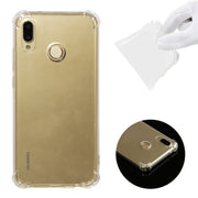 Shockproof TPU Protective Case for Huawei P20 Lite / Nova 3e (Transparent)