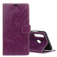 Retro Crazy Horse Texture Horizontal Flip Leather Case for Huawei P30 Lite, with Wallet & Holder & Card Slots & Photo Frame (Purple) - free shipping - PMC TechLife - Order now!