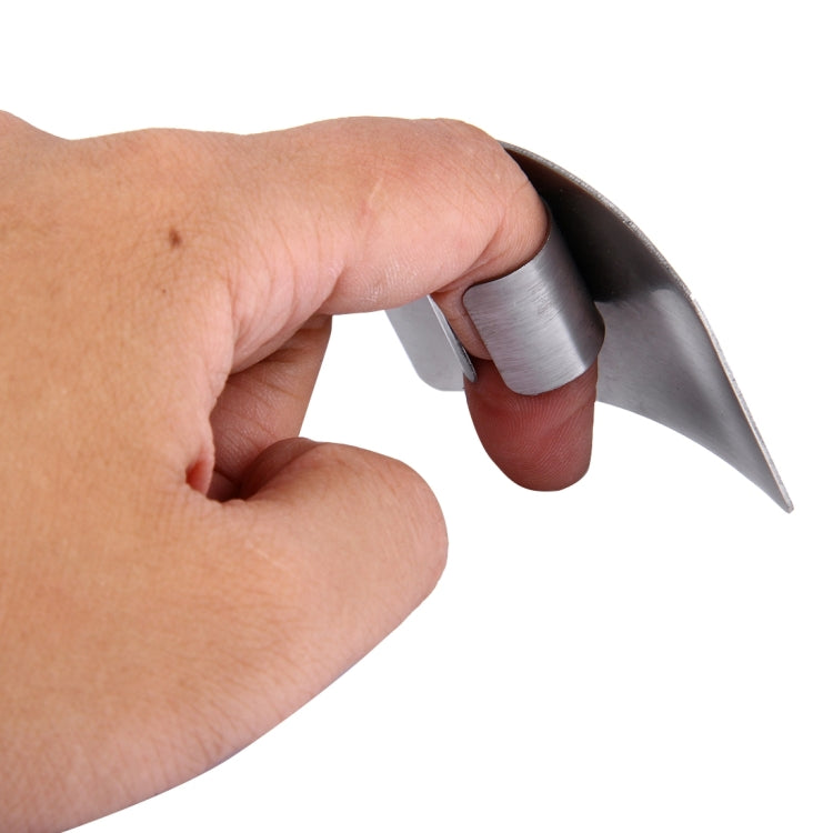 Creative Kitchen Necessary Food Vegetable Cutting Stainless Steel Hand Finger Guard Protector - Gadgets by PMC TechLife | Online Shopping South Africa | PMC TechLife | Buy Now Pay Later Mobicred