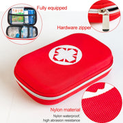 25 In 1 EVA Portable Car Home Outdoor Emergency Supplies Kit Survival Rescue Box(Black)