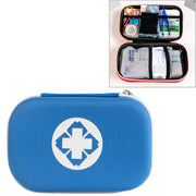 25 In 1 EVA Portable Car Home Outdoor Emergency Supplies Kit Survival Rescue Box(Blue)