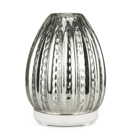 100ml Creative Vase Shape Aromatherapy Machine 3D Glass Humidifier Automatic Alcohol Sprayer with Colorful LED Lamp