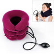 Household Full Cashmere Cervical Traction Instrument Neck Protection Inflatable Cervical Spine Massage Instrument (Rose Red) - free shipping - PMC TechLife - Order now!