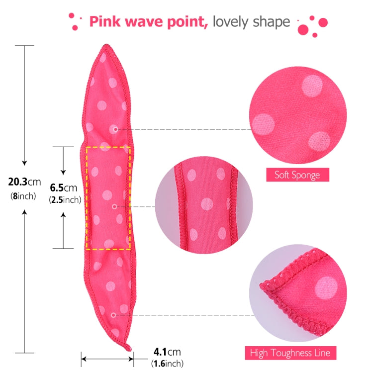 20 PCS Cute Wave Point Hair Curler Sleeping Rabbit Ear Hair Roll - free shipping - PMC TechLife - Order now!