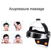 Electronic Air Pressure Head Massager, Relaxed Music Helmet Massager, US Plug