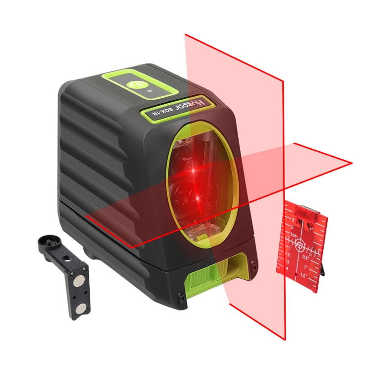 BOX-1G 1V1H 40mW & 10mW 2 Line Green Beam Laser Level Covering Walls and Floors (Green) - Laser Rangefinder by PMC TechLife | Online Shopping South Africa | PMC TechLife | Buy Now Pay Later Mobicred