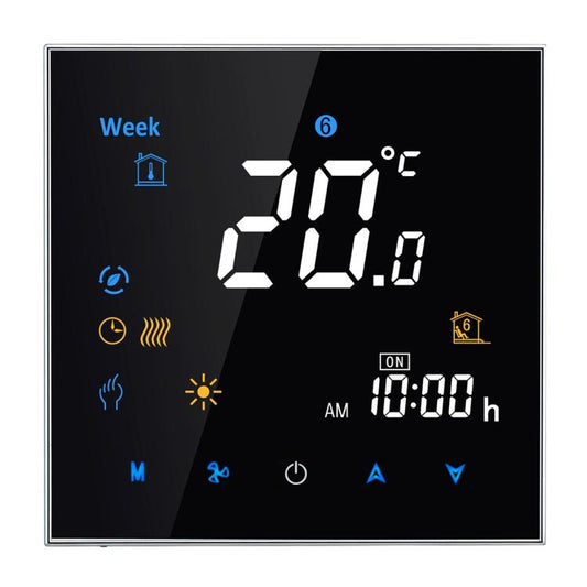 BHT-3001 16A Load Electronic Heating Type LCD Digital Heating Room Thermostat with Sensor, Display Clock / Temperature  / Time / Week / Heat etc.(Black) - free shipping - PMC Jewellery - Order now!
