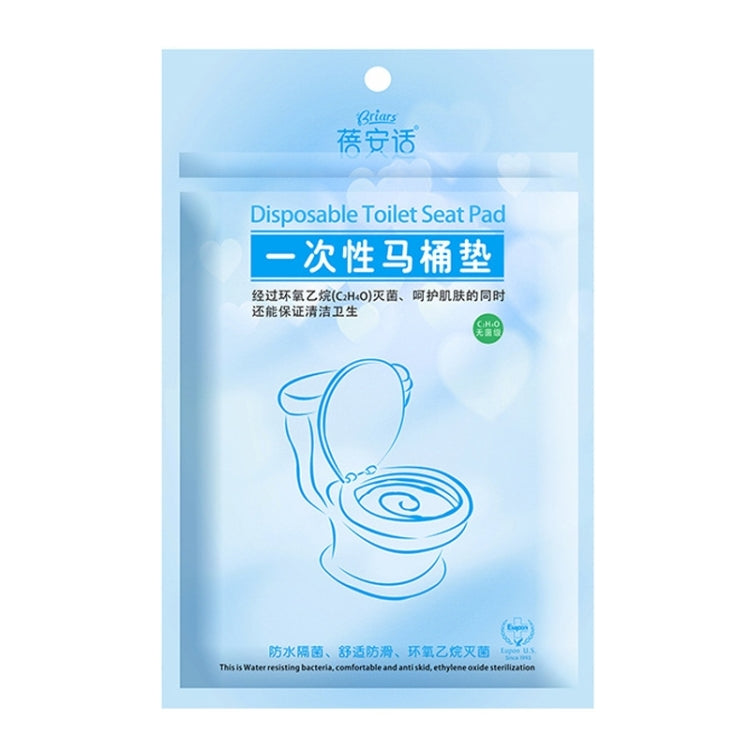 10 PCS Water-resistant Anti-bacterium Travel Disposable Toilet Seat Cover Mat Toilet Paper Pad