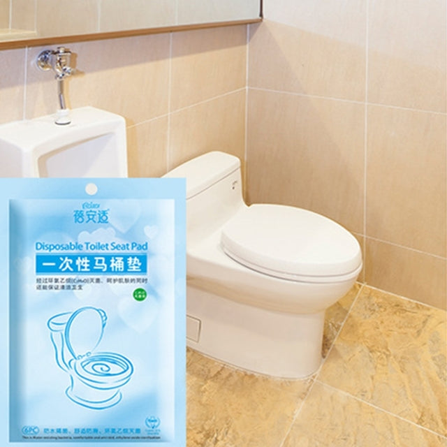 10 PCS Water-resistant Anti-bacterium Travel Disposable Toilet Seat Cover Mat Toilet Paper Pad