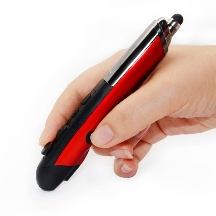 PR-08 2.4G Innovative Pen-style Handheld Wireless Smart Mouse, Support Windows 8 / 7 / Vista / XP /  2000 / Android / Linux / Mac OS. , Effective Distance: 10m(Red) - Wireless Mice by PMC Jewellery | Online Shopping South Africa | PMC Jewellery | Buy Now Pay Later Mobicred