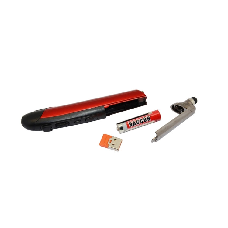 PR-08 2.4G Innovative Pen-style Handheld Wireless Smart Mouse, Support Windows 8 / 7 / Vista / XP /  2000 / Android / Linux / Mac OS. , Effective Distance: 10m(Red) - Wireless Mice by PMC Jewellery | Online Shopping South Africa | PMC Jewellery | Buy Now Pay Later Mobicred
