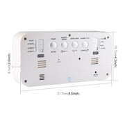 Multi-functional Large Screen LED Digital Music Alarm Clock with Time / Week / Temperature / Calendar Display & Remote Control, DC 5V