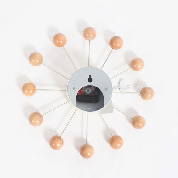 Stylish Background Minimalis Circular Balls Candy Wall Clock Creative Decoration Clock Ferris Wheel Clock, Diameter 32cm