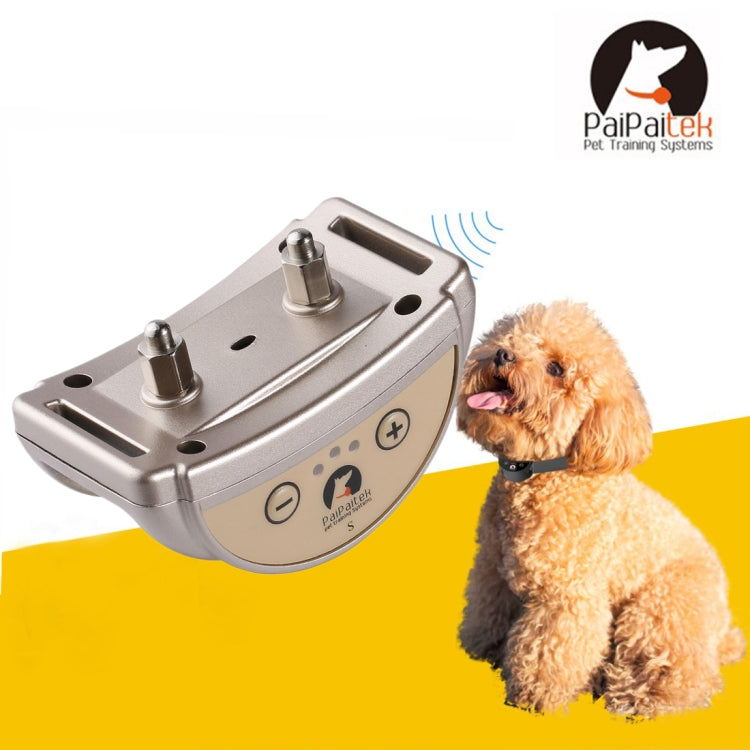 PD258 Automatic Anti Barking Collar Pet Training Control System for Dogs, S Size(Gold) - Training Aids by PMC TechLife | Online Shopping South Africa | PMC TechLife | Buy Now Pay Later Mobicred