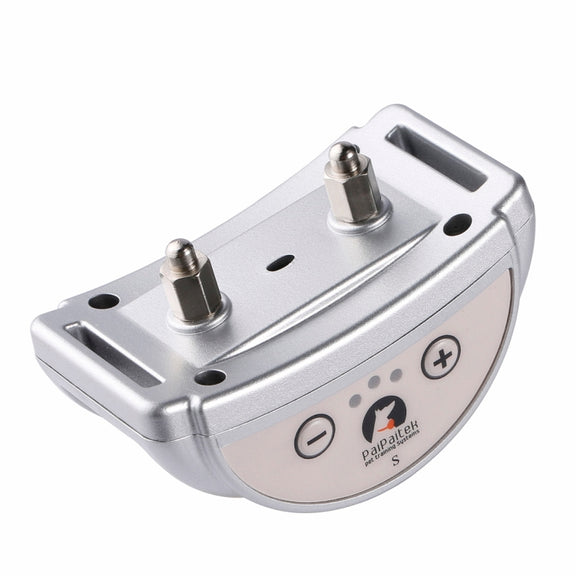 PD258 Automatic Anti Barking Collar Pet Training Control System for Dogs, S Size(Silver)