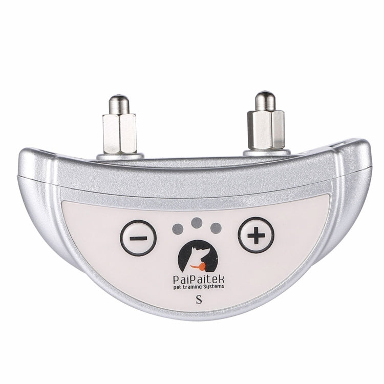 PD258 Automatic Anti Barking Collar Pet Training Control System for Dogs, S Size(Silver)