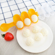 Cute Style Food-grade Sushi Rice Ball Shaker Mold with Spoon for Kids, Random Color Delivery