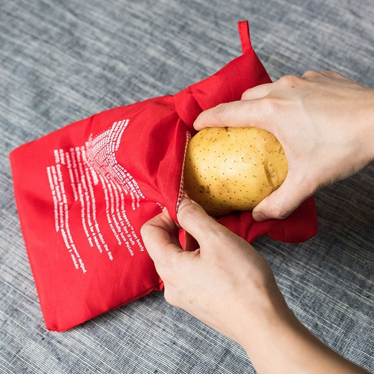 Washable Reusable Microwave Potato Cooker Bag (Cooks Up to 4 Potatoes At The Same Time), Size: 26.7*17.6cm(Red) - free shipping - PMC Jewellery - Order now!