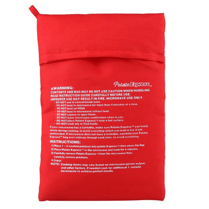 Washable Reusable Microwave Potato Cooker Bag (Cooks Up to 4 Potatoes At The Same Time), Size: 26.7*17.6cm(Red) - free shipping - PMC Jewellery - Order now!
