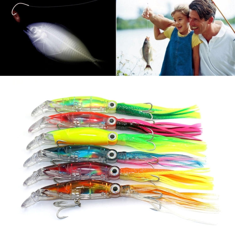 HENGJIA Octopus Shape Artificial Fishing Lures Bionic Fishing Bait with Hooks, Length: 14 cm, Random Color Delivery - Fishing Lures by HENGJIA | Online Shopping South Africa | PMC TechLife | Buy Now Pay Later Mobicred