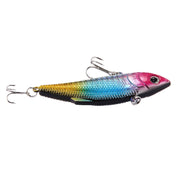 Color Coating Plastic Artificial Fishing Lures Fishing Topwater Floating Popper Lure Hit Water Waves Climb Fishing Bait with Hooks, Length: 7.5 cm