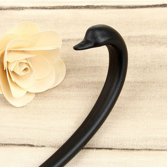 Stand Up Ladle Spoon with Tray for Home or Commercial Kitchen, Spoon Size: 28.5*8.2cm(Black)