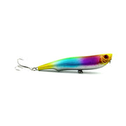 HENGJIA Artificial Fishing Lures Popper Bionic Fishing Bait with Hooks, Length: 10.5 cm, Random Color Delivery