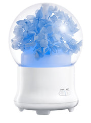 ML-824 100ML Gypsophila Flowers Aromatherapy Diffuser Air Humidifier with Colorful LED Light for Office / Home(Blue)