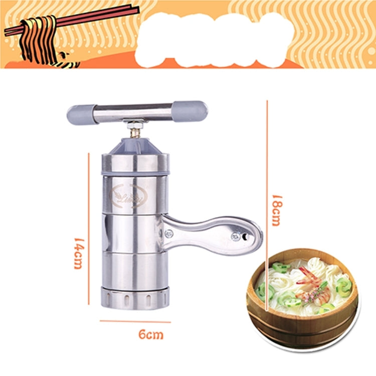 Household Stainless Steel Manual Pasta Machine Hand Pressure Noodle Machine Noodle Maker with 5 Models - Gadgets by PMC TechLife | Online Shopping South Africa | PMC TechLife | Buy Now Pay Later Mobicred