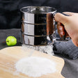 Manual Mesh Flour Sugar Powder Stainless Steel Hand Sifter Sieve Cup Baking Tool - Baking Pastry Tools by PMC TechLife | Online Shopping South Africa | PMC TechLife | Buy Now Pay Later Mobicred