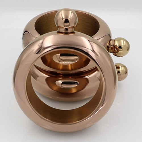 Fashion Creative 100ML Thickened Stainless Steel Bracelet Jug  3.5 Oz,Random Color Delivery