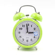 Fashion Mute Metal Alarm Clock with Night Light, Size: 12*8.5cm(Green) - Alarm Clocks by PMc TechLife | Online Shopping South Africa | PMc TechLife | Buy Now Pay Later Mobicred