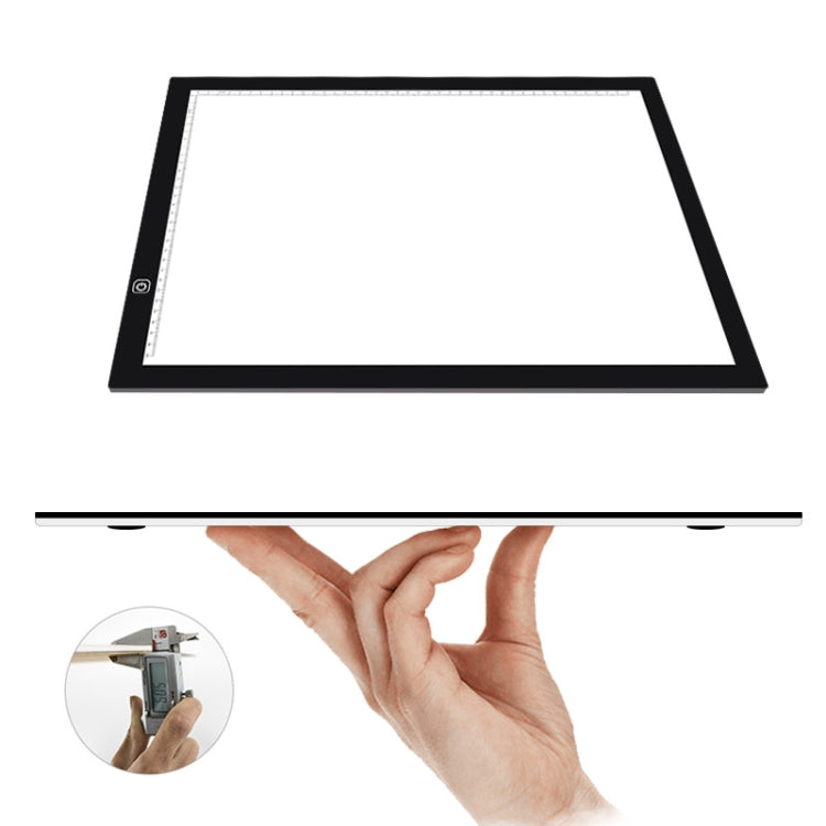 A3 Size 8W 5V LED Ultra-thin Stepless Dimming for Acrylic Copy Boards for Anime Sketch Drawing Sketchpad, with USB Cable -  by PMC TechLife | Online Shopping South Africa | PMC TechLife | Buy Now Pay Later Mobicred
