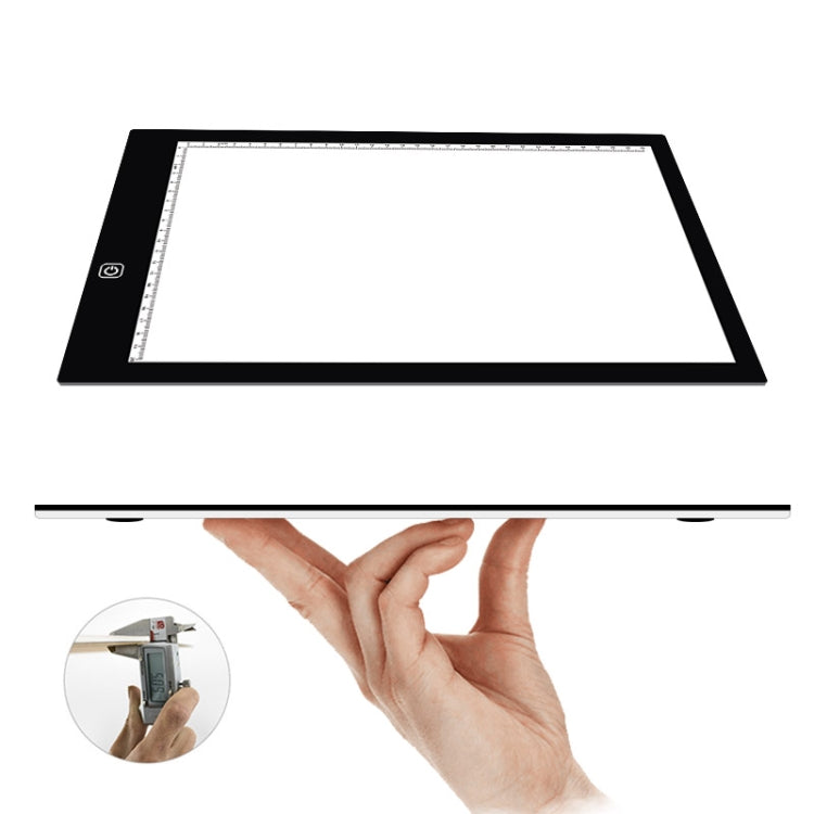 A4 Size LED Three Level of Brightness Dimmable Acrylic Copy Boards for Anime Sketch Drawing Sketchpad, with 1.5m USB Cable -  by PMC TechLife | Online Shopping South Africa | PMC TechLife | Buy Now Pay Later Mobicred