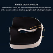 Office Chair Cushion Buttock Coccygeal Orthodontic Cushion, Size: 45x38x13cm