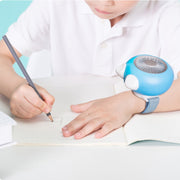 LORDNINO SBF003 3W USB Charging Portable Electric Fan with Magnetic Wristband, 3 Speed Control (Blue)
