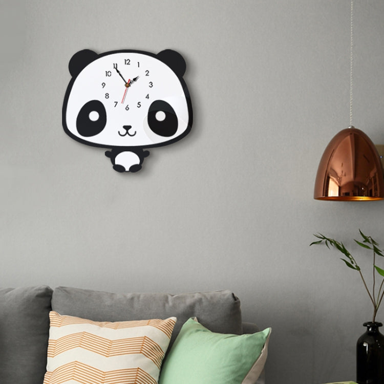 Creative Home Office Bedroom Decoration Panda Swing Acrylic Wall Clock - free shipping - PMc TechLife - Order now!